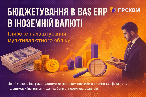 БЮДЖЕТУВАННЯ В BAS ERP В ІНОЗЕМНІЙ ВАЛЮТІ: Покроковий гайд